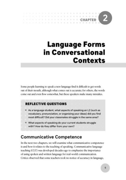 Teaching Speaking, Revised Edition