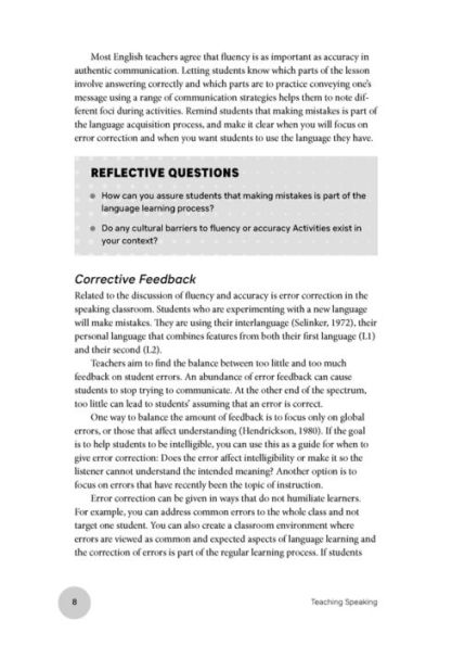 Teaching Speaking, Revised Edition