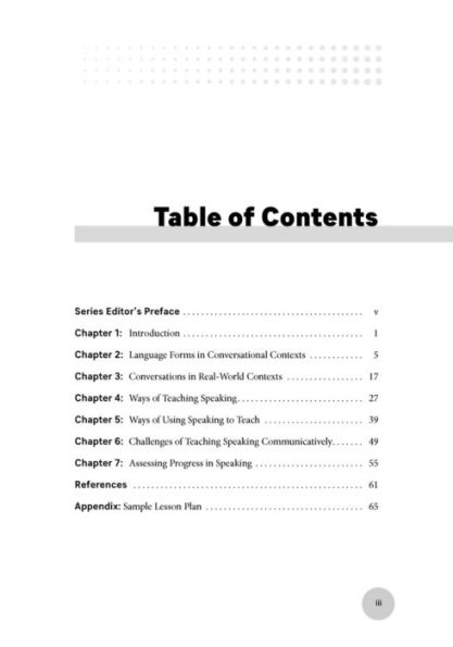 Teaching Speaking, Revised Edition