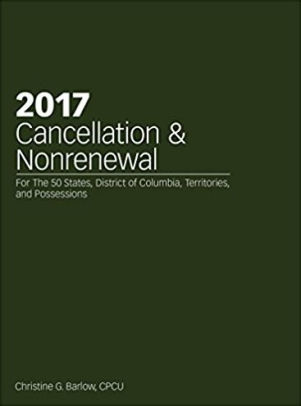 2017 Cancellation Nonrenewal By Christine G Barlow Paperback