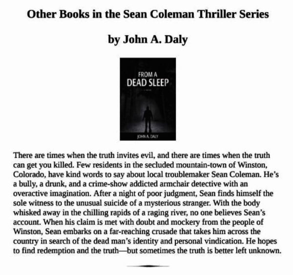 Safeguard: A Sean Coleman Thriller