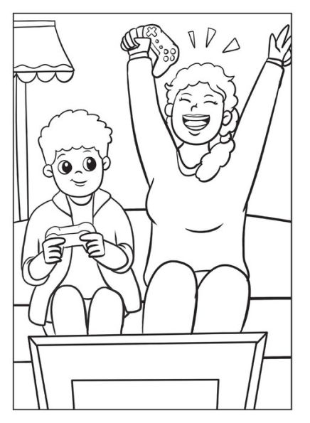 The True Colors of Family Coloring Book