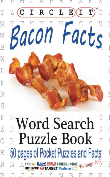 Circle It, Bacon Facts, Word Search, Puzzle Book