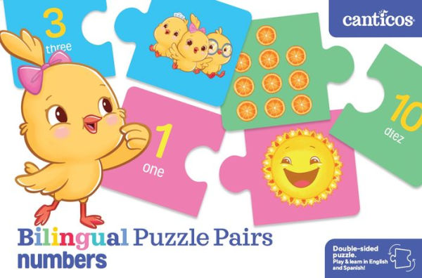 Canticos Bilingual Puzzle Pairs: Numbers