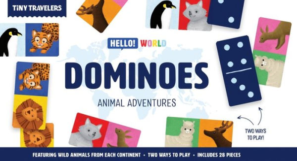 Tiny Travelers Dominoes: Animal Adventures