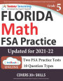 Florida Standards Assessments Prep: 5th Grade Math Practice Workbook and Full-length Online Assessments: FSA Study Guide