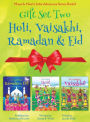 GIFT SET TWO (Holi, Ramadan & Eid, Vaisakhi): Maya & Neel's India Adventure Series (Festival of Colors, Multicultural, Non-Religious, Culture, Bhangra, Lassi, Biracial Indian American Families,Sikh, Muslim, Hindu, Picture Book Gift, Dhol, Global Children)