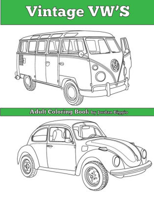 Download Vintage Vw S An Adult Coloring Book By Jordan Biggio Paperback Barnes Noble