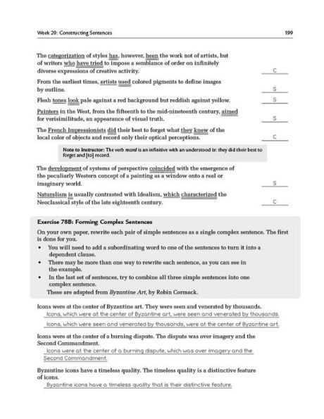 Key to Blue Workbook: A Complete Course for Young Writers, Aspiring Rhetoricians, and Anyone Else Who Needs to Understand How English Works