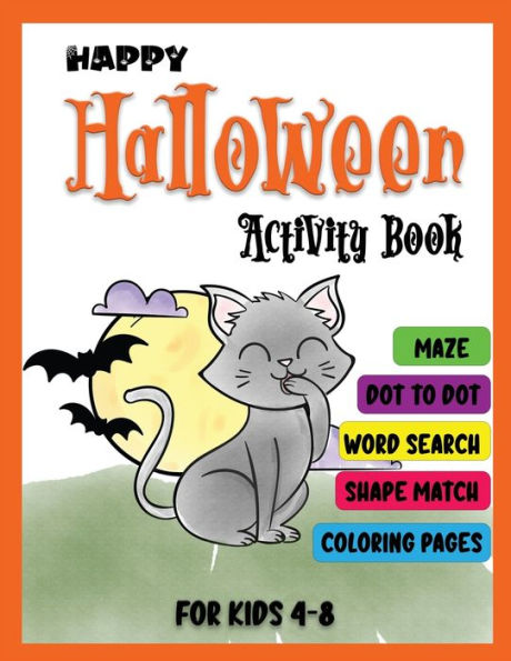Happy Halloween Activity Book