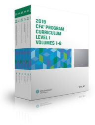 Download ebook for free pdf format CFA Program Curriculum 2019 Level I Volumes 1-6 Box Set PDF MOBI RTF by CFA Institute 9781946442253 (English literature)