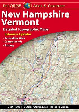 DeLorme Atlas & Gazetteer New Hampshire/Vermont