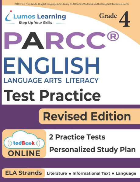 PARCC Test Prep: Grade English Language Arts Literacy (ELA) Practice Workbook and Full-length Online Assessments: PARCC Study Guide