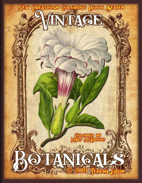 New Creations Coloring Book Series: Vintage Botanicals