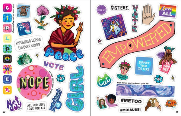 The Future is Ours: Feminist Stickers to Express Yourself