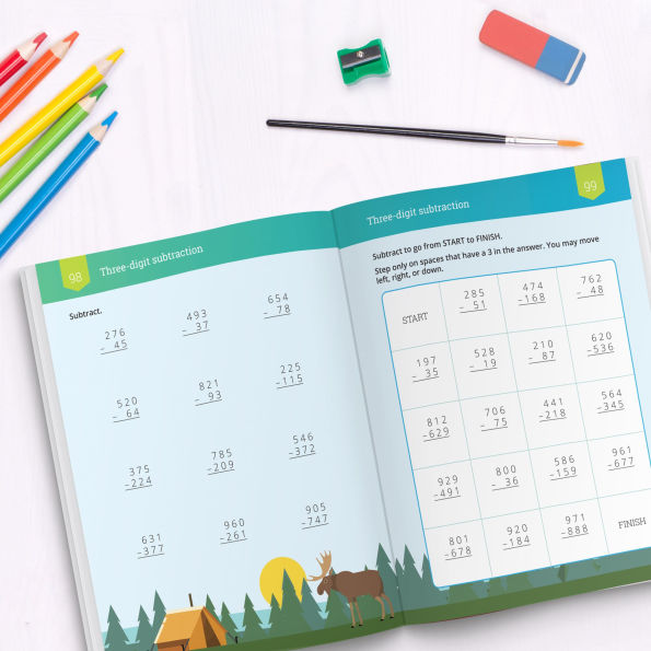 IXL Math Workbook: Grade 2 Subtraction