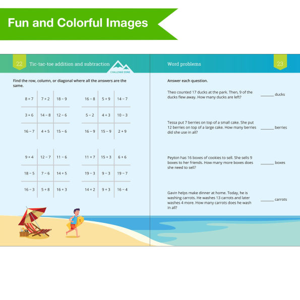 IXL Math Workbook: Grade 2 Subtraction