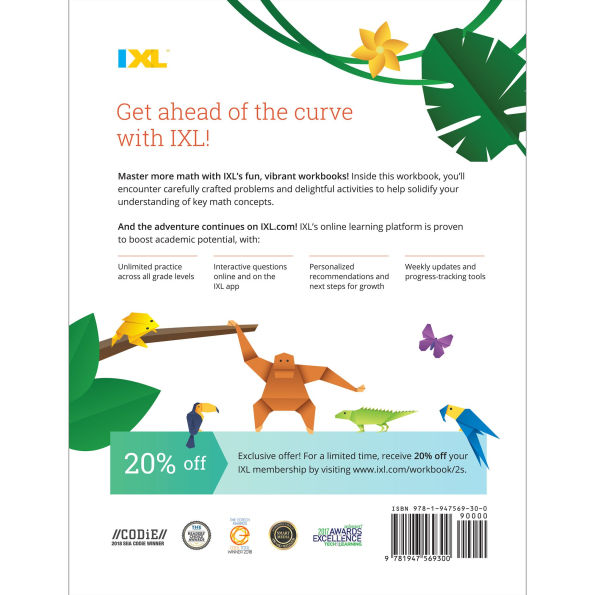 IXL Math Workbook: Grade 2 Subtraction