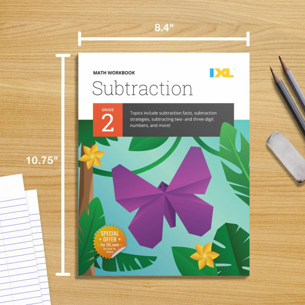 IXL Math Workbook: Grade 2 Subtraction
