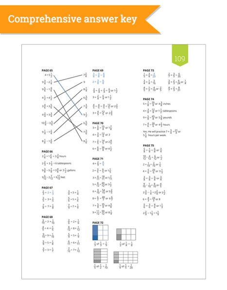 IXL Math Workbook: Grade 4 Fractions and Decimals