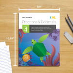 Alternative view 7 of IXL Math Workbook: Grade 4 Fractions and Decimals