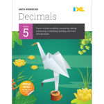 Alternative view 1 of IXL Math Workbook: Grade 5 Decimals