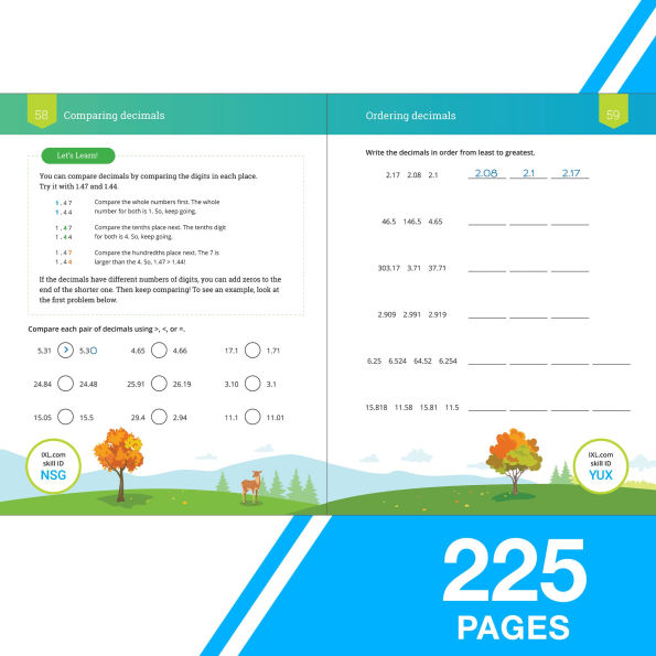 The Ultimate Grade 5 Math Workbook: Decimals, Fractions, Multiplication, Long Division, Geometry, Measurement, Algebra Prep, Graphing, and Metric Units for Classroom or Homeschool Curriculum