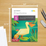 Alternative view 7 of Grade 5 Fractions Workbook (IXL Workbooks)
