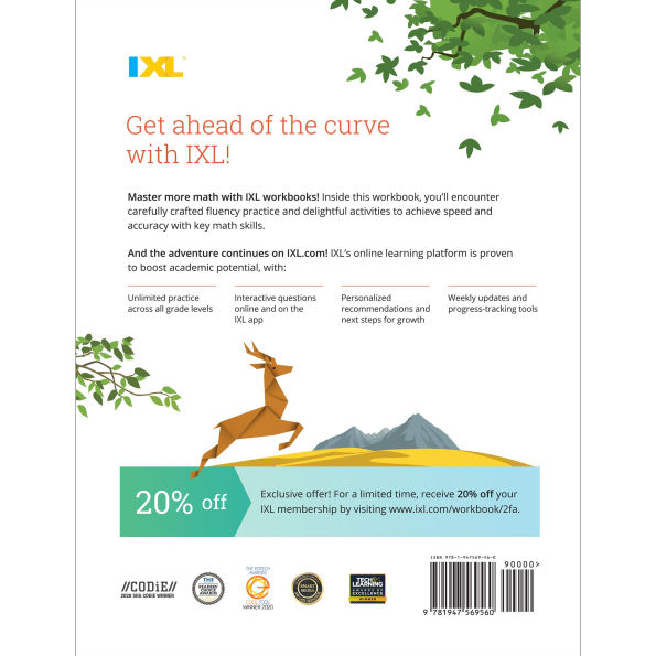 Grade 2 Addition Facts & Fluency Workbook (IXL Workbooks)