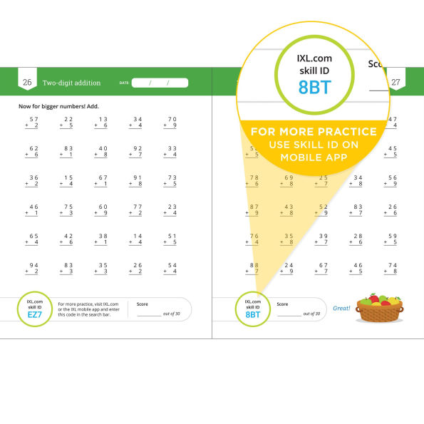 Grade 2 Addition Facts & Fluency Workbook (IXL Workbooks)