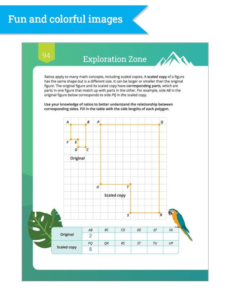 The Ultimate Grade 6 Math Workbook: Geometry, Algebra Prep, Integers, Ratios, Expressions, Equations, Statistics, Data, Probability, Fractions, Multiplication, and Long Division for Classroom or Homeschool Curriculum