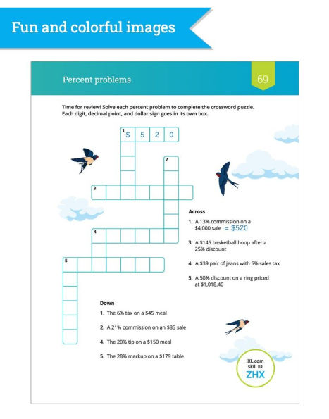 IXL Ultimate Grade 7 Math Workbook: Algebra Prep, Geometry, Integers, Proportional Relationships, Equations, Inequalities, and Probability for Classroom or Homeschool Curriculum