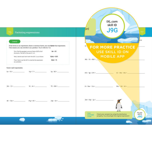 IXL Ultimate Grade 7 Math Workbook: Algebra Prep, Geometry, Integers, Proportional Relationships, Equations, Inequalities, and Probability for Classroom or Homeschool Curriculum