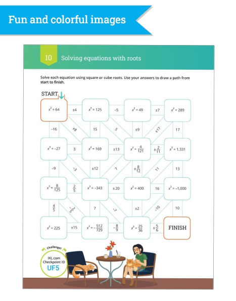 IXL Ultimate Grade 8 Math Workbook: Algebra Prep, Geometry, Multi-Step Equations, Functions, Scientific Notation, Transformations, and The Pythagorean Theorem for Classroom or Homeschool Curriculum