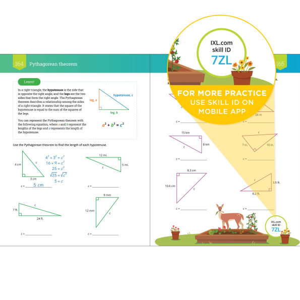IXL Ultimate Grade 8 Math Workbook: Algebra Prep, Geometry, Multi-Step Equations, Functions, Scientific Notation, Transformations, and The Pythagorean Theorem for Classroom or Homeschool Curriculum
