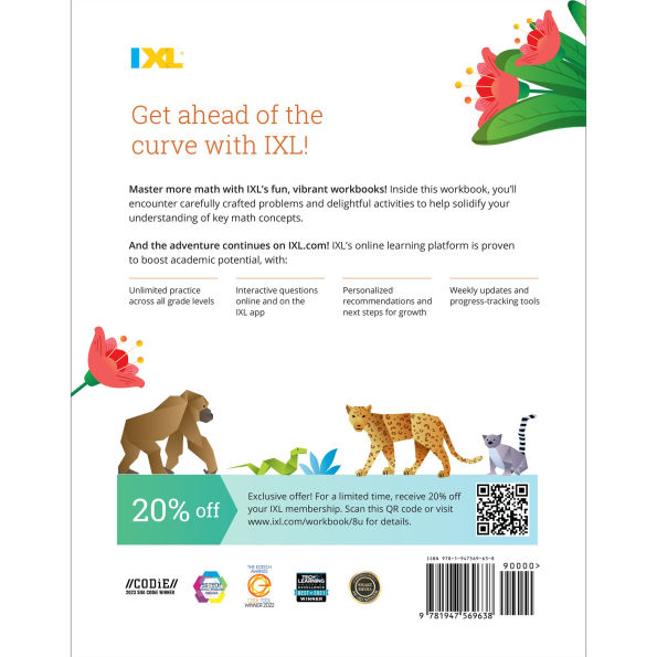 IXL Ultimate Grade 8 Math Workbook: Algebra Prep, Geometry, Multi-Step Equations, Functions, Scientific Notation, Transformations, and The Pythagorean Theorem for Classroom or Homeschool Curriculum