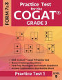 Practice Test for the Cogat Grade 3 Level 9 Form 7 and 8: Practice Test 1: 3rd Grade Test Prep for the Cognitive Abilities Test