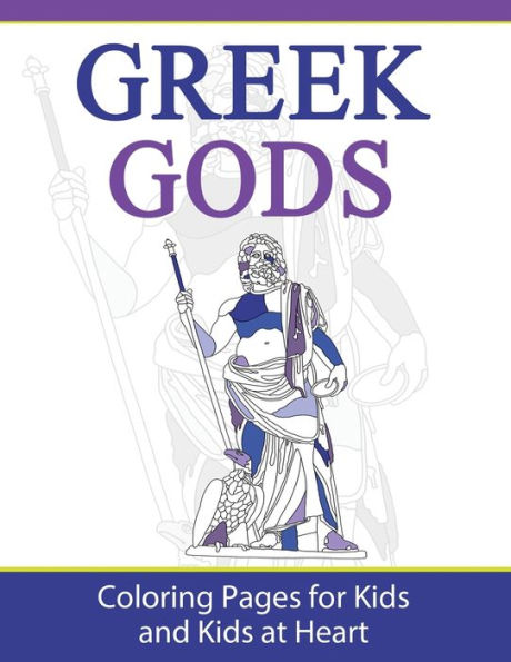 Greek Gods: Coloring Pages for Kids and Kids at Heart