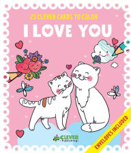 Title: I Love You Cards: 25 Clever Cards to Color + Envelopes Included, Author: Clever Publishing