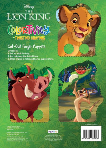 Disney The Lion King: Colortivity Twisting Crayons