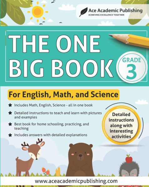 The One Big Book - Grade 3: For English, Math and Science