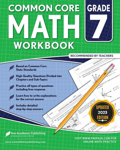 7th Grade Math Workbook: Common Core Math Workbook: