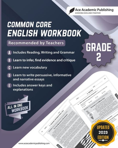 Common Core English Workbook: Grade 2: