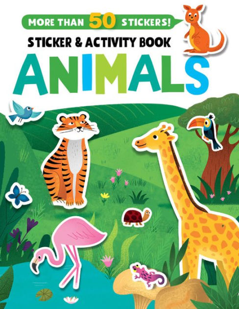 Animals Stickers and Activity Book by Clever Publishing, Paperback ...