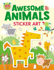 Title: Awesome Animals Sticker Art: 120 stickers!, Author: Clever Publishing