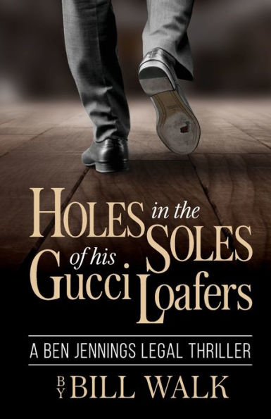 Holes the Soles of his Gucci Loafers