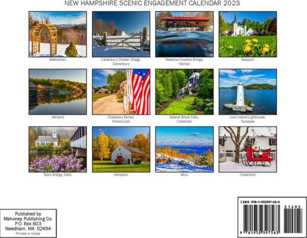 2023 New Hampshire Wall Calendar by Mitchell, Thomas | Barnes & Noble®