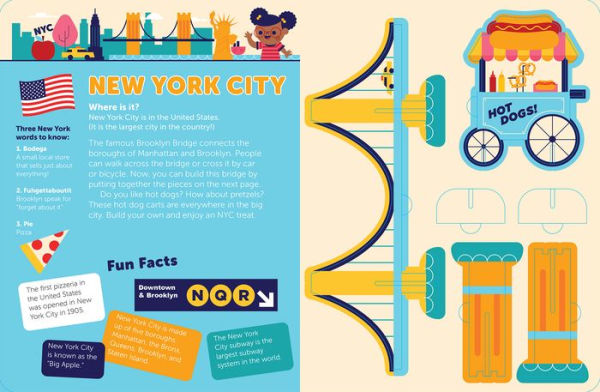 Pop Out Around the World: Read, Build, and Play from New York to Beijing. An Interactive Board Book About Diversity and Cities Around the World