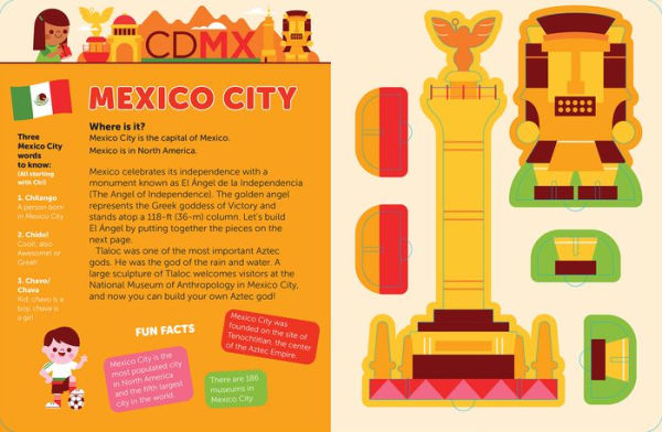Pop Out Around the World: Read, Build, and Play from New York to Beijing. An Interactive Board Book About Diversity and Cities Around the World