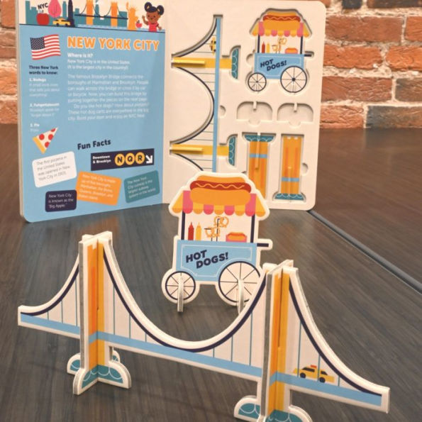 Pop Out Around the World: Read, Build, and Play from New York to Beijing. An Interactive Board Book About Diversity and Cities Around the World